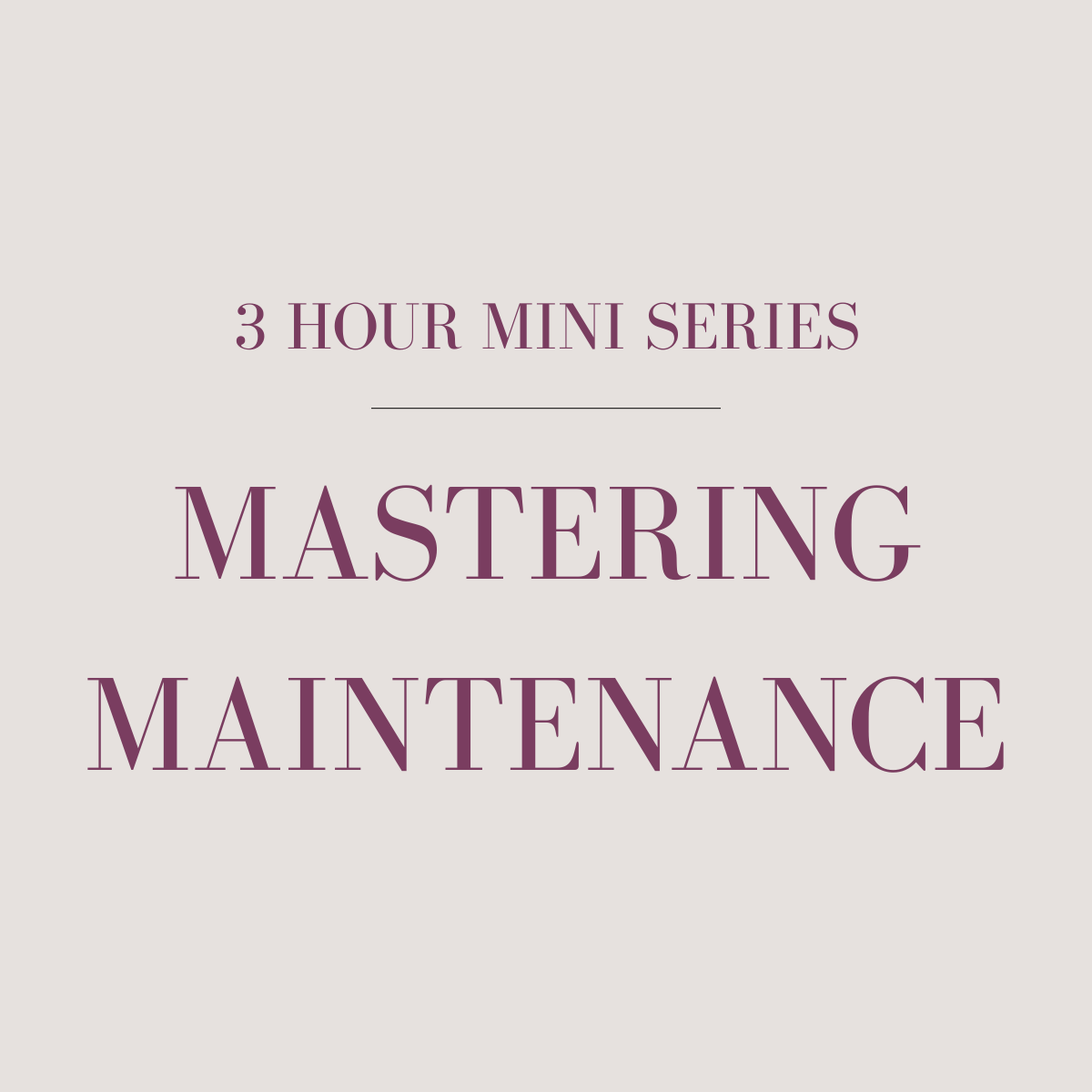 mastering-maintenance